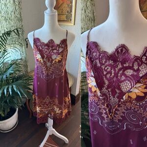 Initmately Free people Who's Sorry Now Lace XS sleeveless Floral slip dress